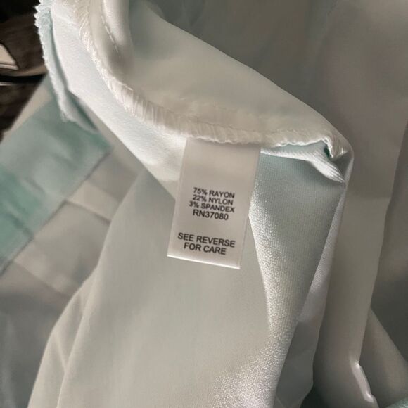 Cato Mint Green and White Checkered Capris - Picture 5 of 5